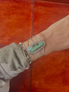 Rangely Black Jack Turquoise Cuff Bracelet - Horseshoe J & Co.