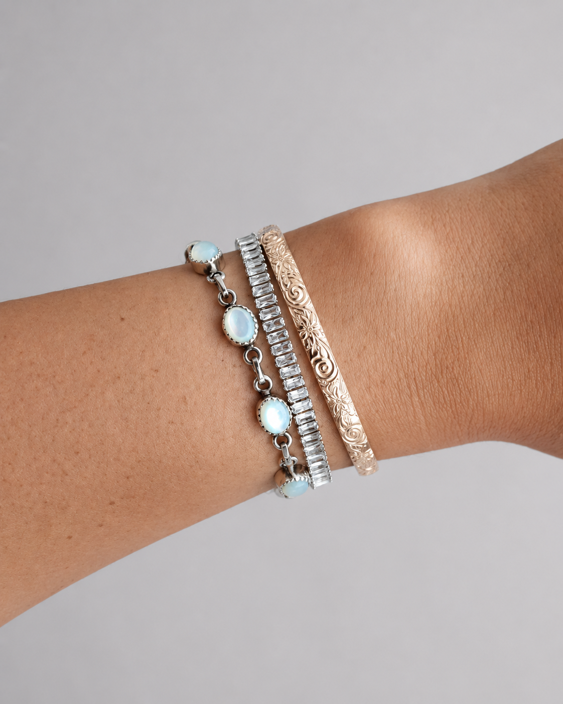 Rankin Gold Filled Patterned Cuff - Wooten's