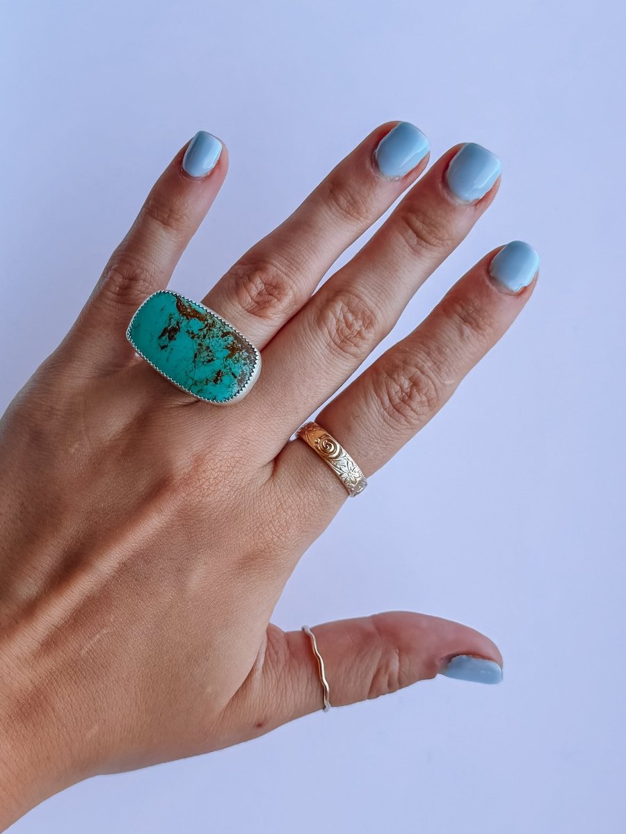 Rankin Gold Filled Patterned Open Ring - Horseshoe J & Co.