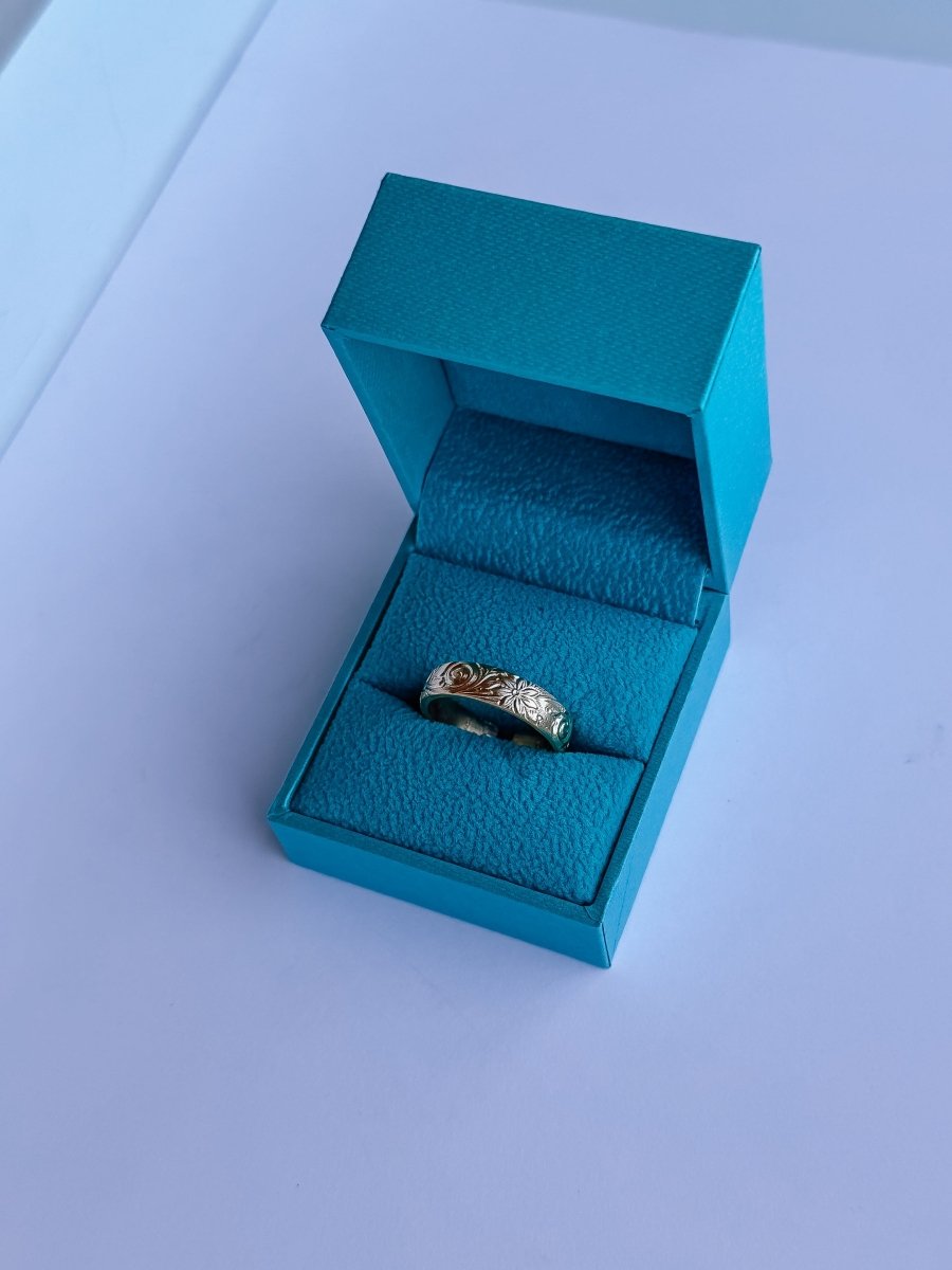 Rankin Gold Filled Patterned Open Ring - Horseshoe J & Co.