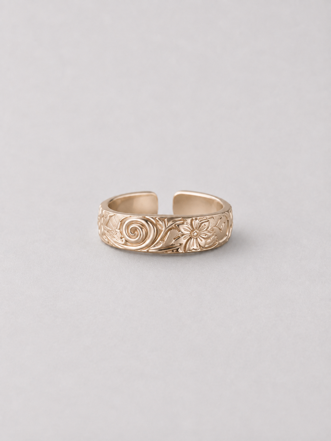 Rankin Gold Filled Patterned Open Ring - Wooten's