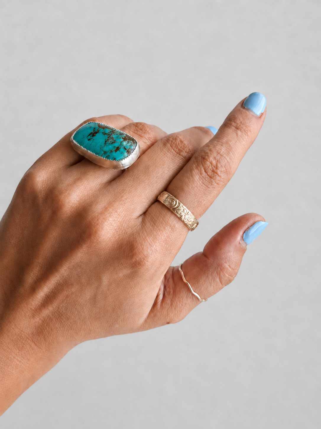 Rankin Gold Filled Patterned Open Ring - Wooten's