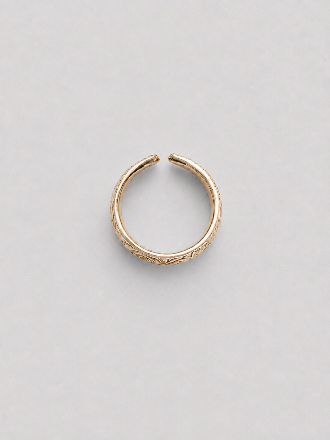 Rankin Gold Filled Patterned Open Ring - Wooten's