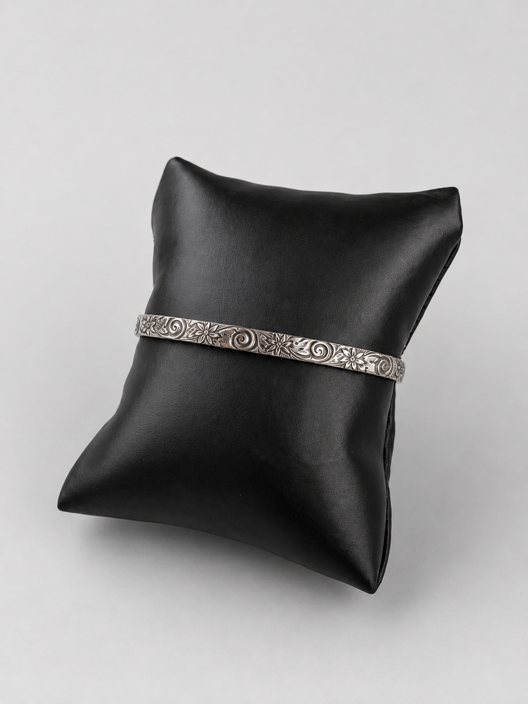 Rankin Silver Patterned Cuff - Wooten's