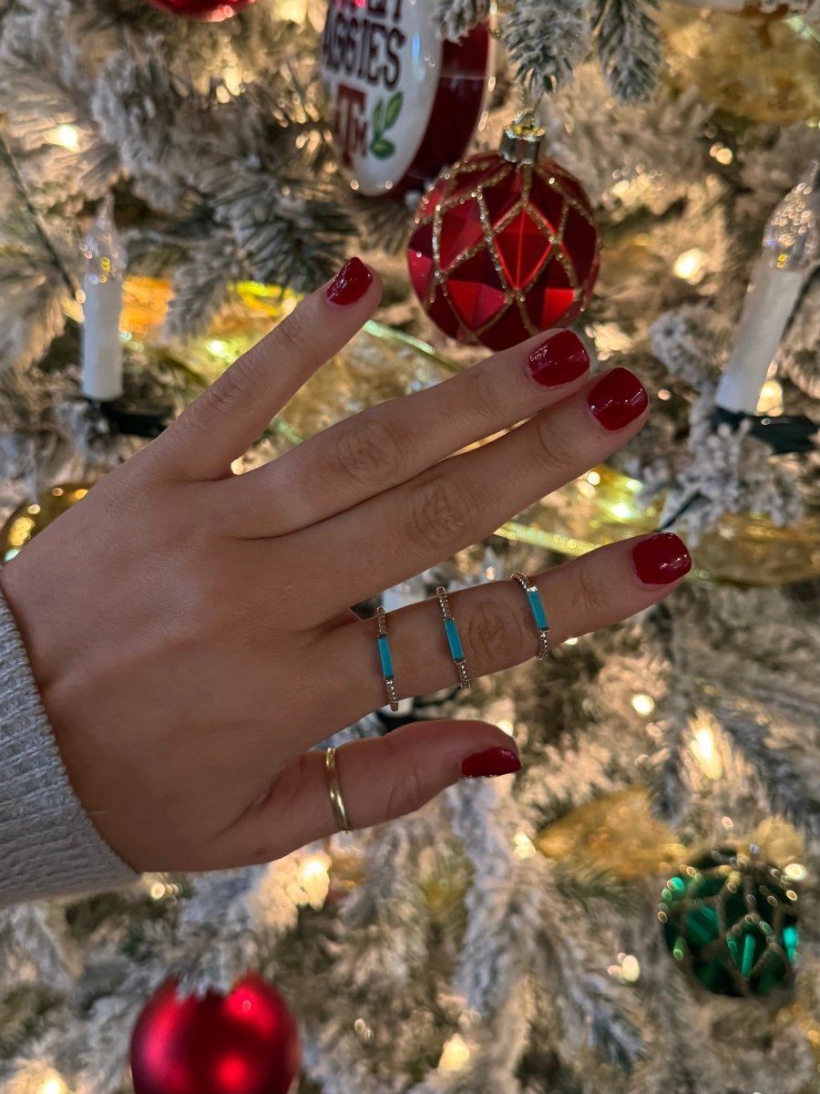 Ranny Turquoise Bar Ring - Wooten's