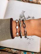 Rawlins Silver Chain Bracelet - Horseshoe J & Co.