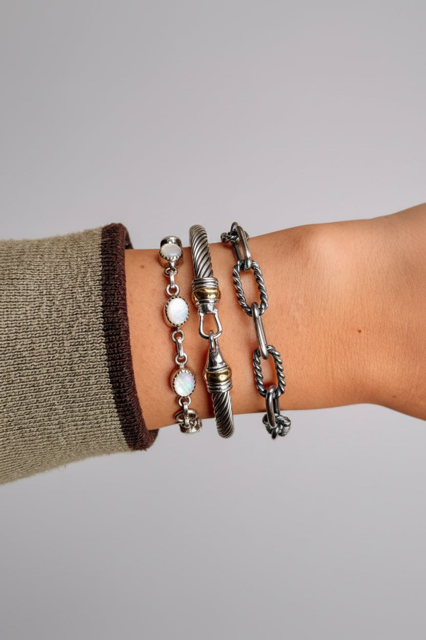 Rawlins Silver Chain Bracelet - Wooten's