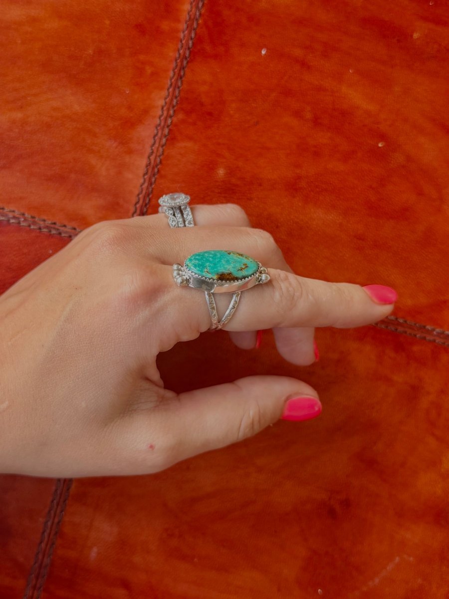 Riverside Turquoise Ring - Horseshoe J & Co.