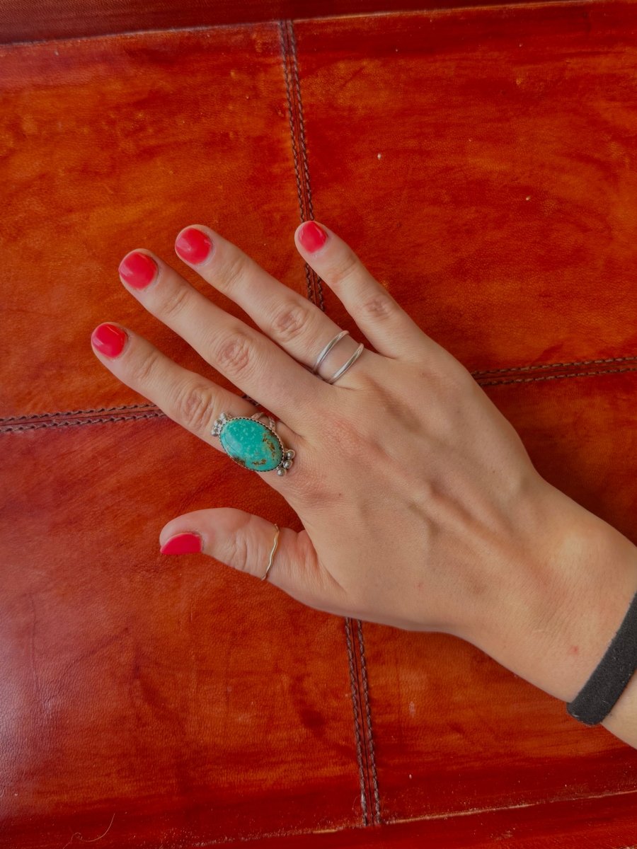 Riverside Turquoise Ring - Horseshoe J & Co.