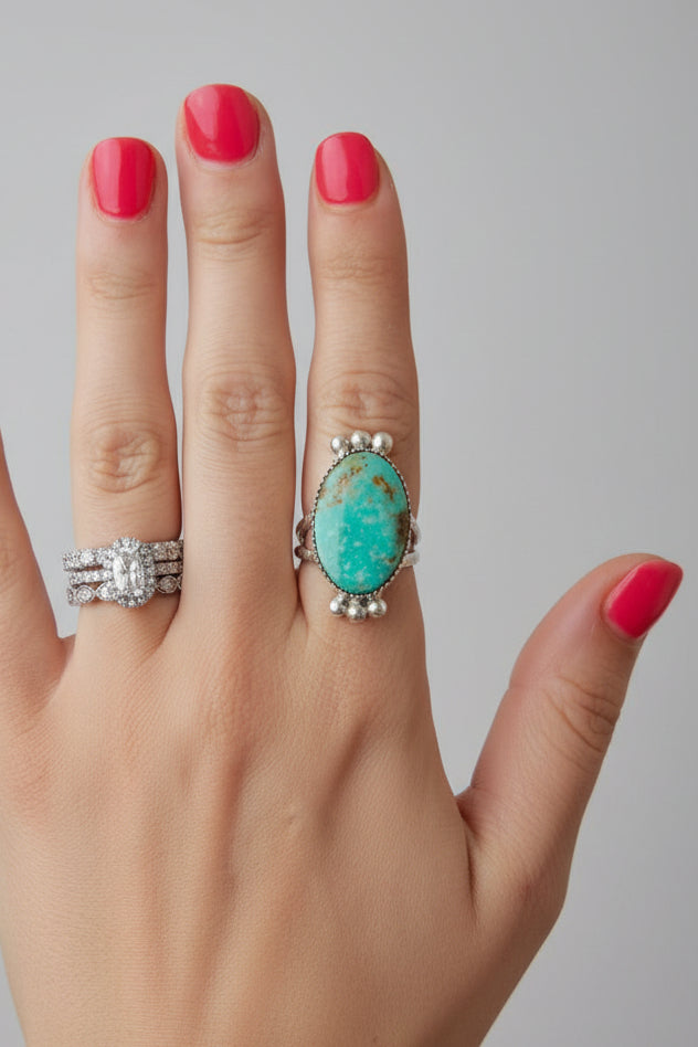 Riverside Turquoise Ring - Wooten's