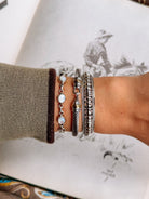 Riverwind Silver Coil Cuff Bracelet - Horseshoe J & Co.