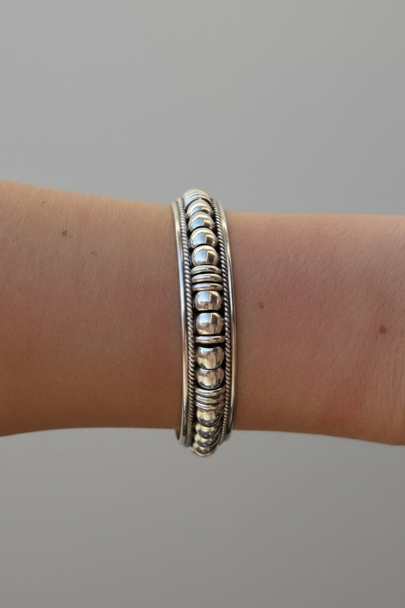 Riverwind Silver Coil Cuff Bracelet - Wooten's