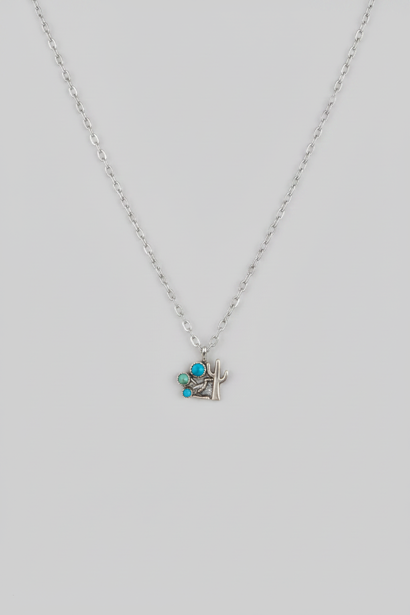 Roadrunner Desert Turquoise Necklace - Wooten's