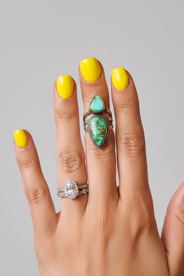 Roanoke Sonoran Gold 2 Stone Ring - Wooten's
