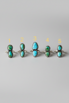 Roanoke Sonoran Gold/ Golden Hills 2 Stone Adjustable Ring - Wooten's