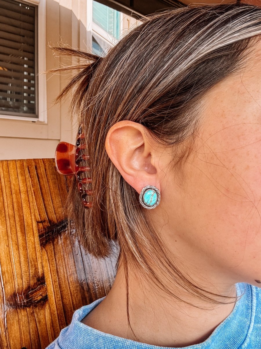 Roper Studs - earrings - Horseshoe J & Co.