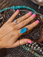 Route 66 Turquoise Ring - Horseshoe J & Co.