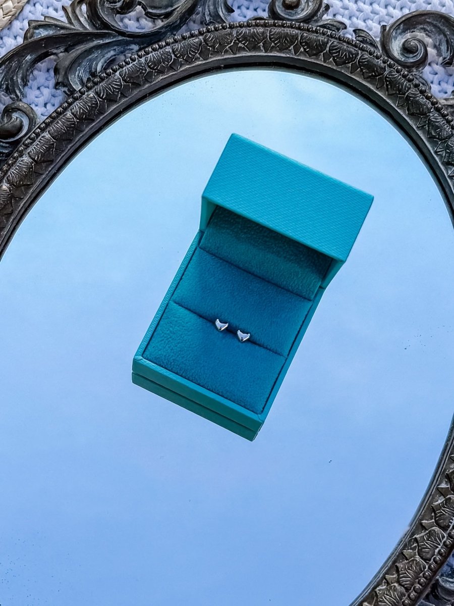 Roy Heart Studs - Wooten's