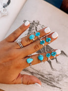 Rye Turquoise Twist Ring - Horseshoe J & Co.