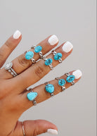 Rye Turquoise Twist Ring - Wooten's