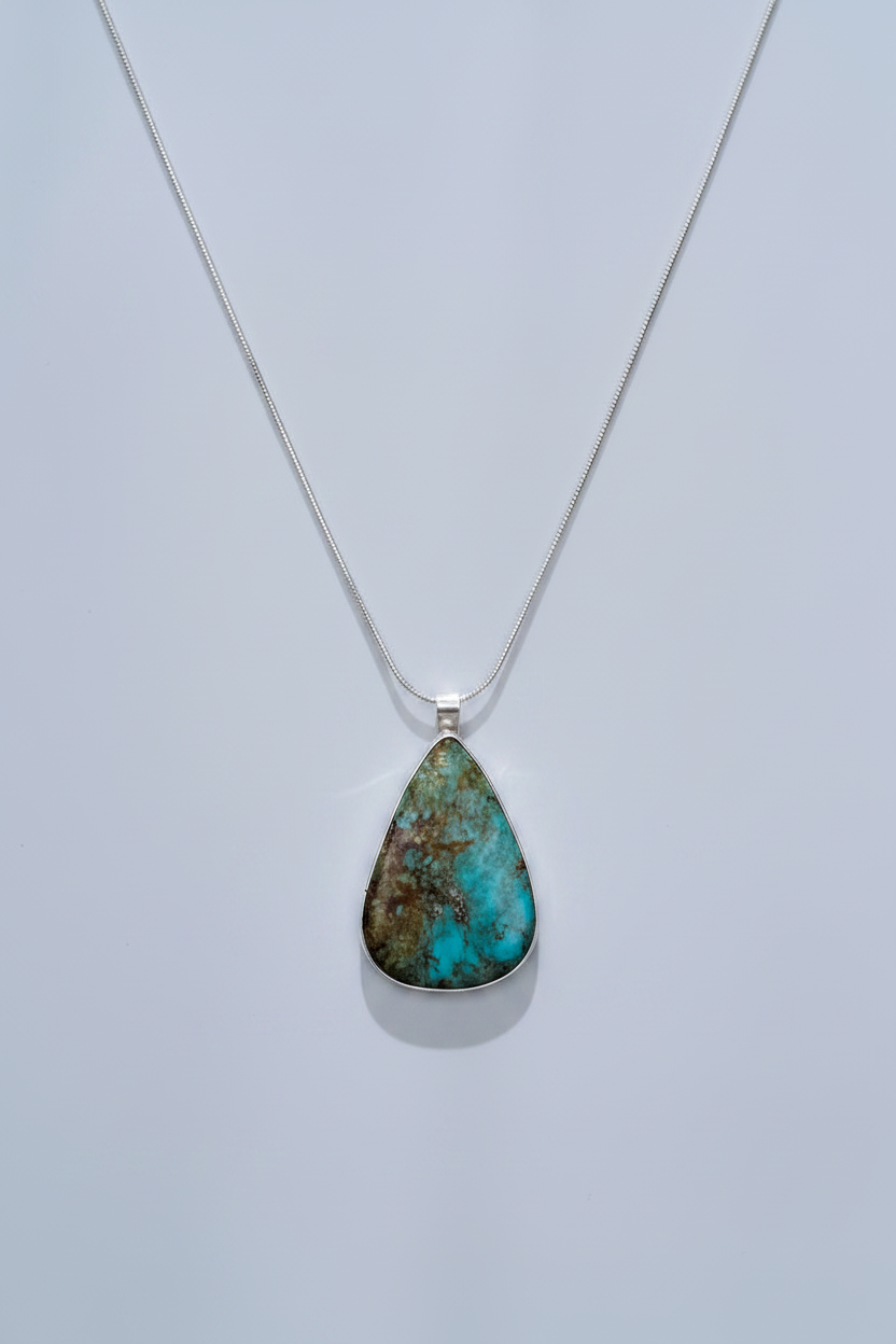 Sarasota Blue Turquoise Necklace - Wooten's
