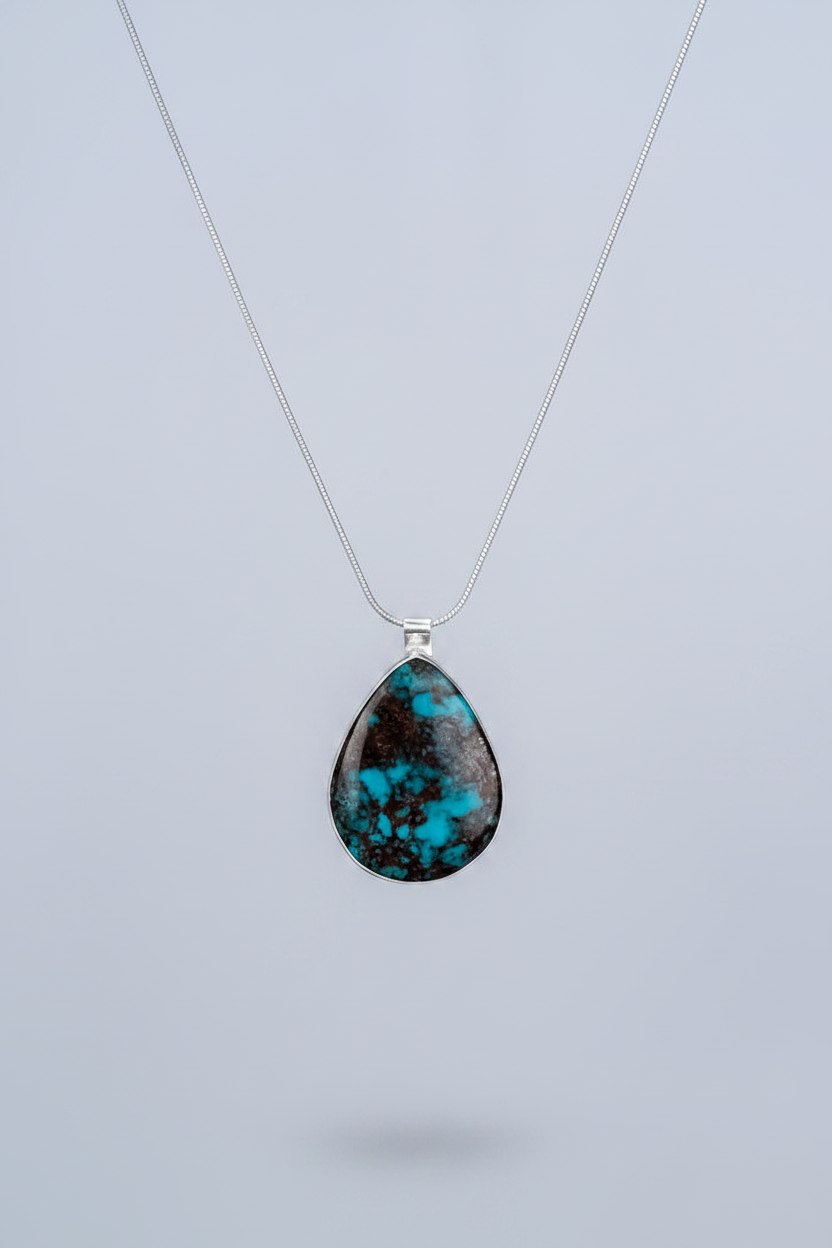 Sarasota Blue Turquoise Necklace - Wooten's