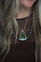 Sarasota Green Turquoise Necklace - Wooten's
