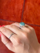 Seminoe Turquoise Heart Ring - Horseshoe J & Co.