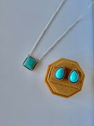 Seneca Pink Conch/Turquoise Earring + Necklace Set - Wooten's