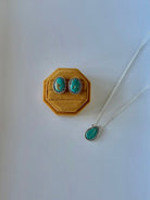Seneca Pink Conch/Turquoise Earring + Necklace Set - Wooten's