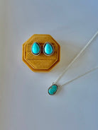 Seneca Pink Conch/Turquoise Earring + Necklace Set - Wooten's