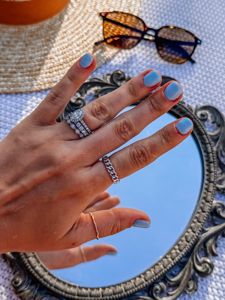 Simms Plain Chain Ring - Horseshoe J & Co.