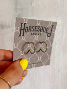 Sinclair Silver Hoops - Horseshoe J & Co.
