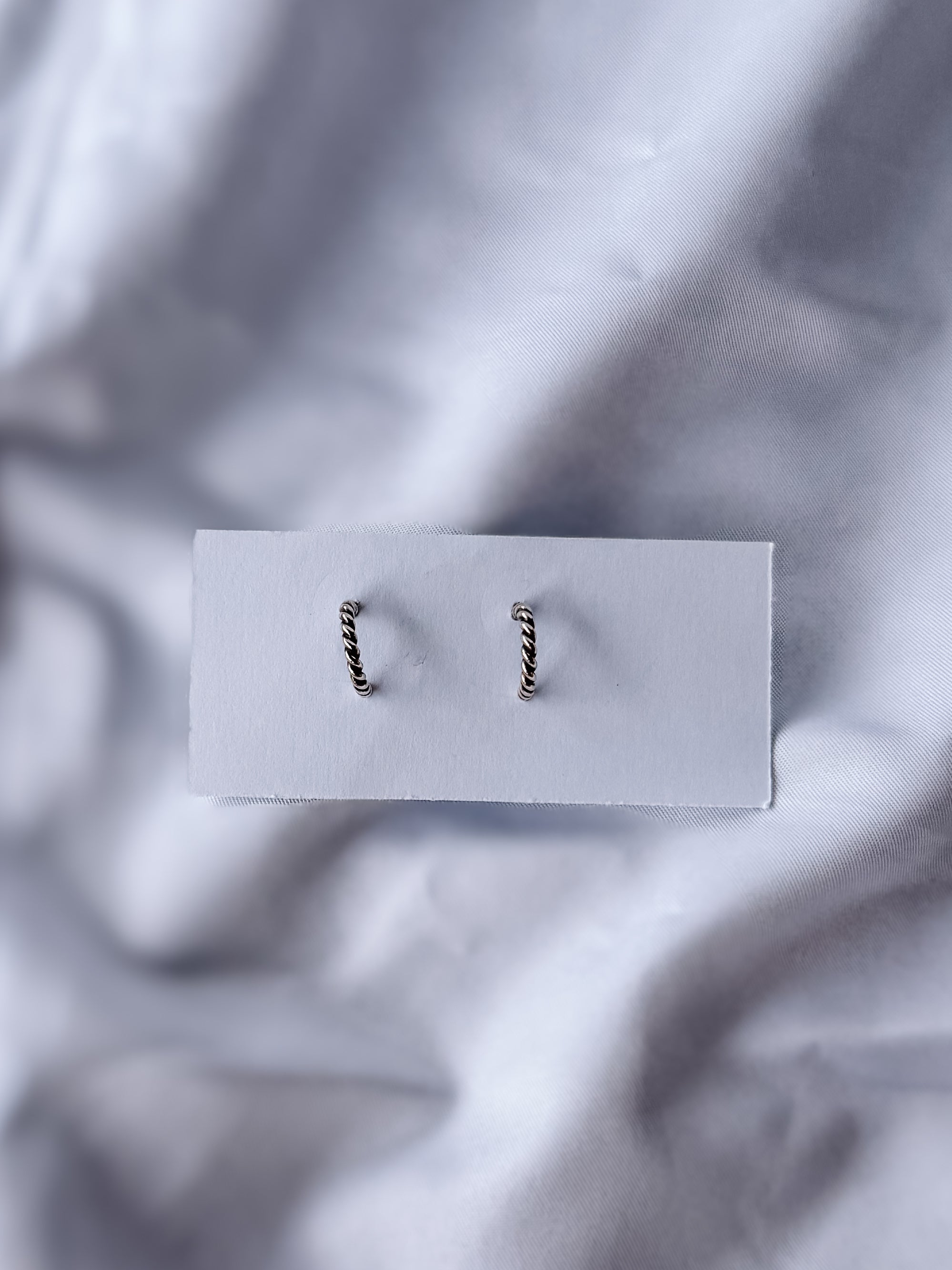 Small Rope Hoop Earrings - Wooten's