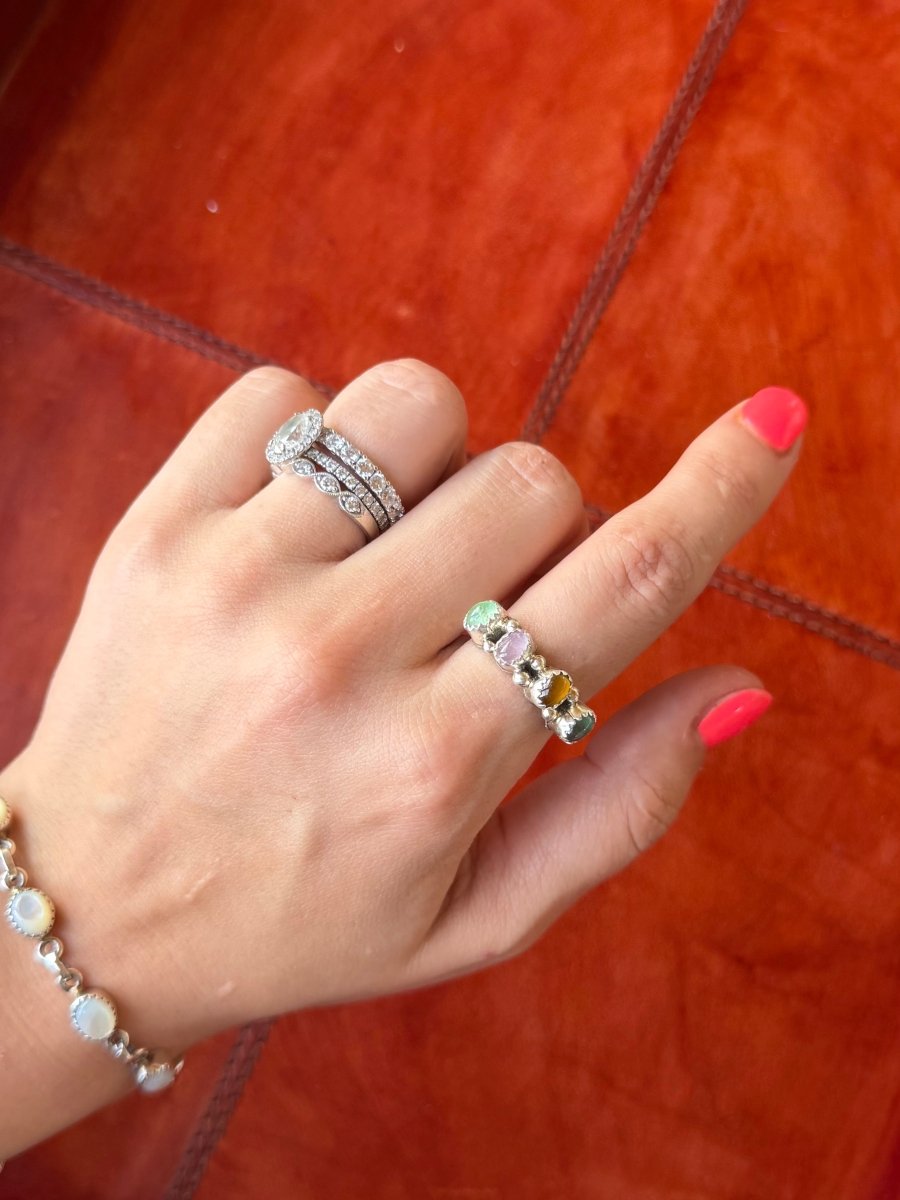 Smoot Multi - Stone Ring - Horseshoe J & Co.