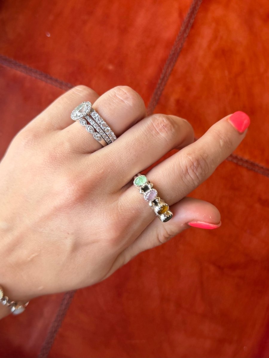 Smoot Multi - Stone Ring - Horseshoe J & Co.