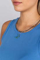Snyder 2 Tone 4mm Pearl Necklace with Gold Beads - ring - Wooten's