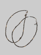 Snyder 2 Tone 4mm Pearl Necklace with Gold Beads - ring - Wooten's