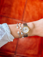 Spiffy Pearl Cable Bracelet - Horseshoe J & Co.