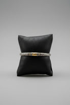Spiffy Silver + 18K Gold Cuff Bracelet - Wooten's