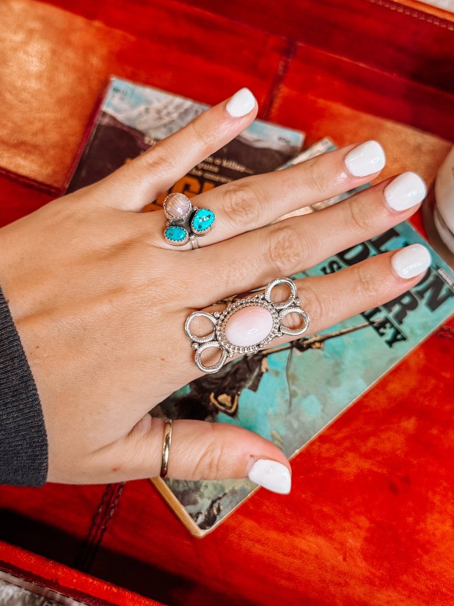 Stagecoach Pink Conch Ring - Wooten's