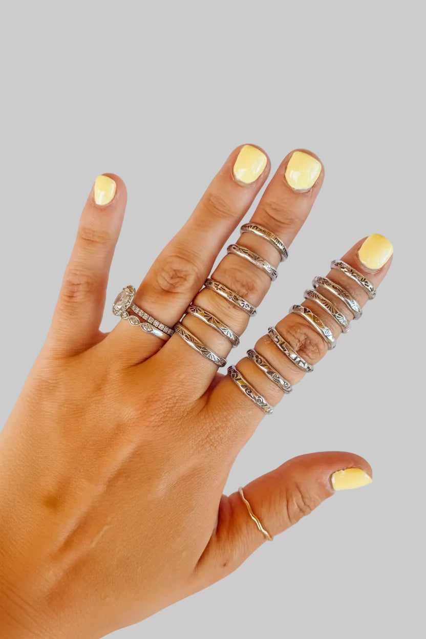 Stamped Ring - FINAL SALE/Imperfect Piece/Heavily Discounted - Wooten's