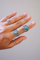 Stampeded Turquoise Ring - Wooten's