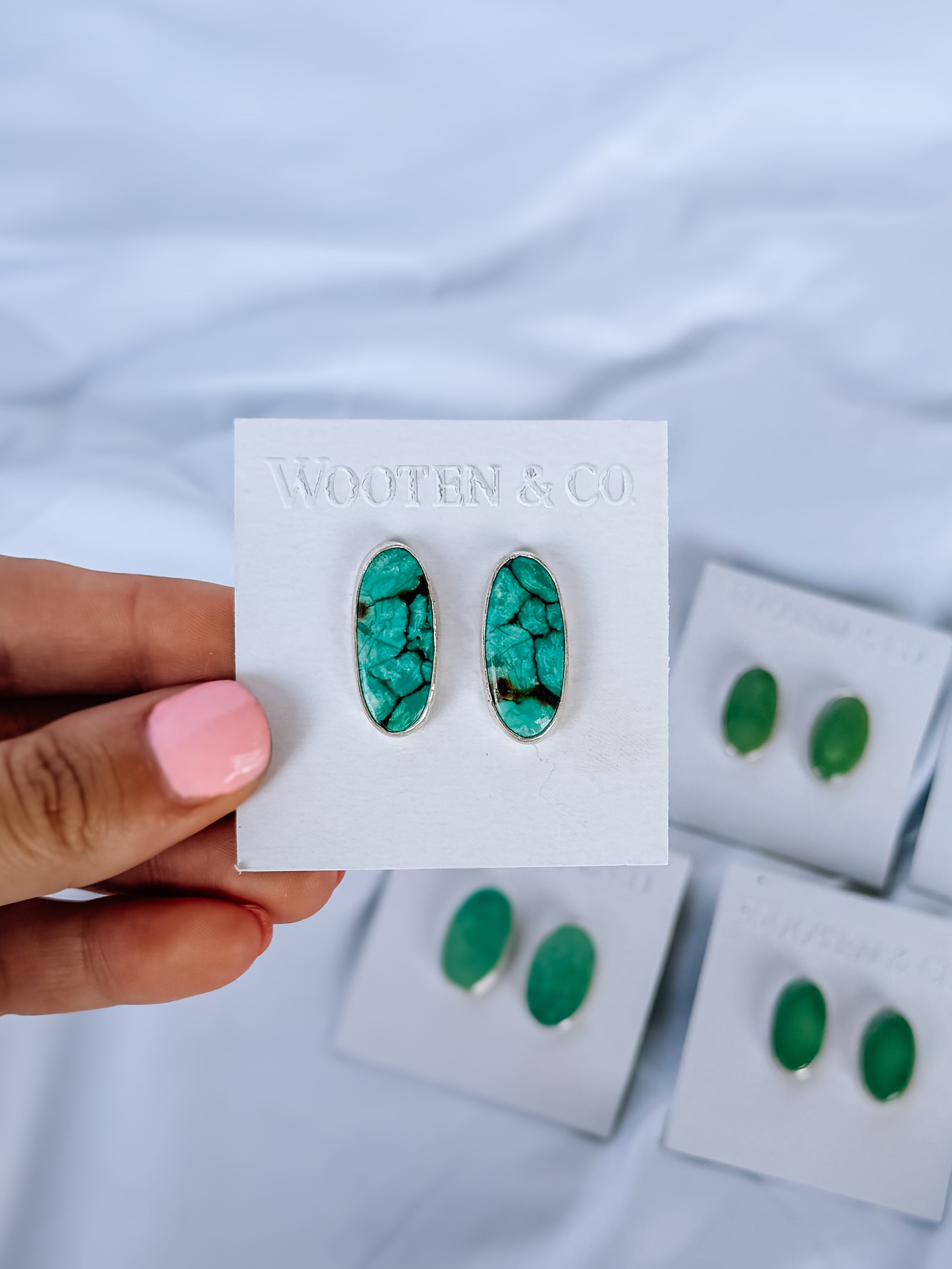 Starke Turquoise Stud Earrings - Wooten's
