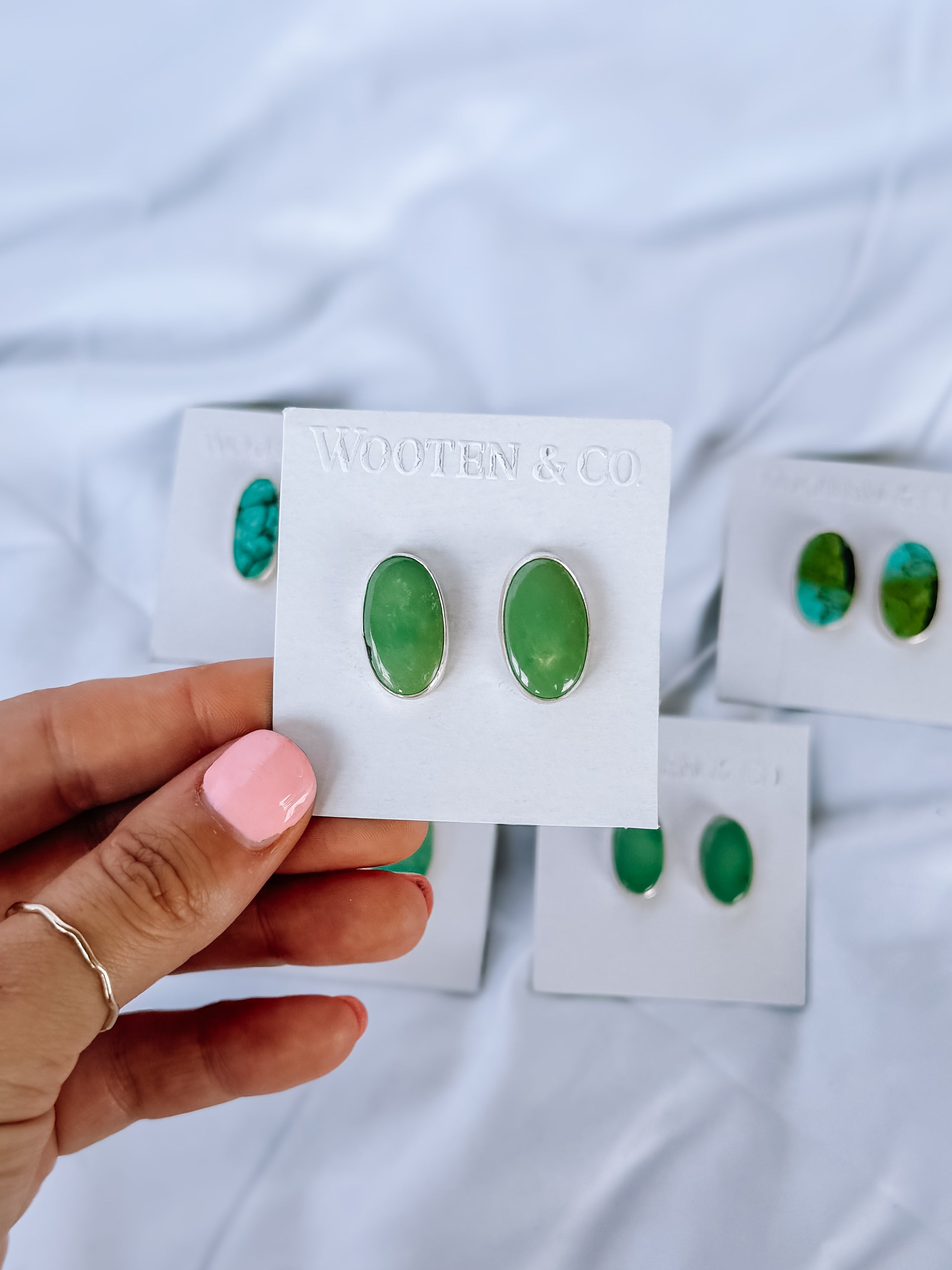 Starke Turquoise Stud Earrings - Wooten's