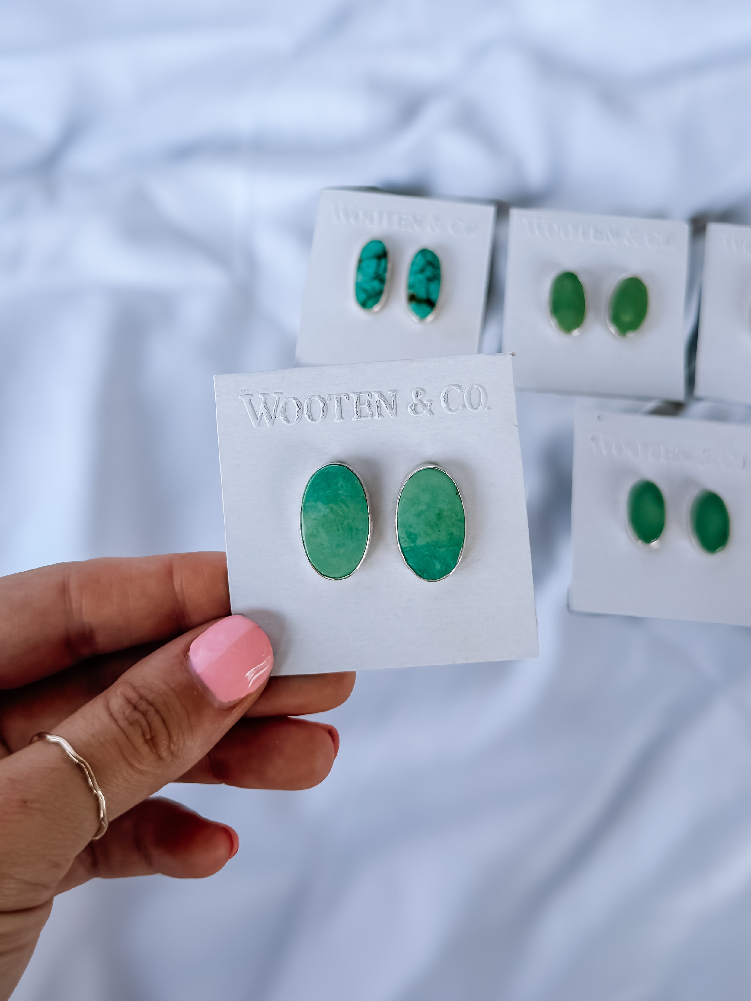 Starke Turquoise Stud Earrings - Wooten's