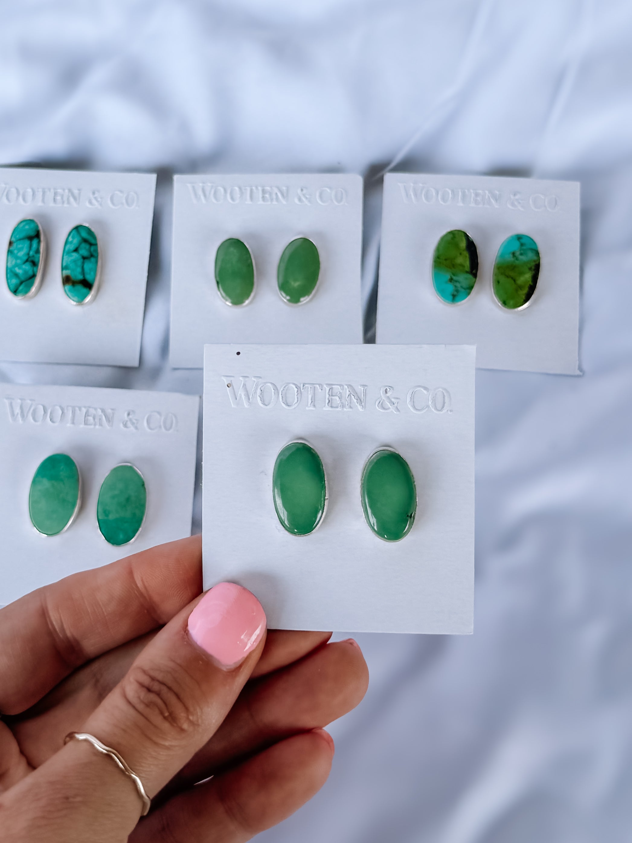 Starke Turquoise Stud Earrings - Wooten's