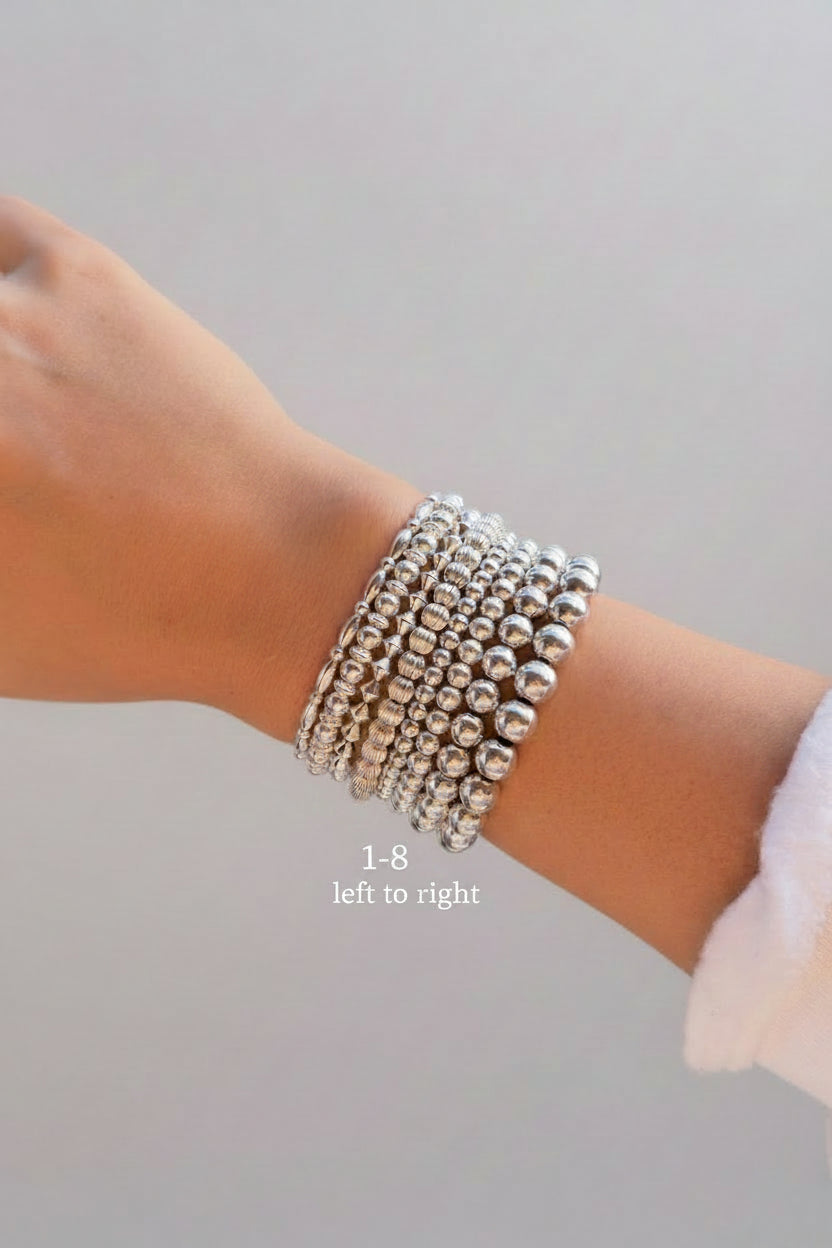 Sterling Silver Stretch Bracelets - bracelet - Wooten's