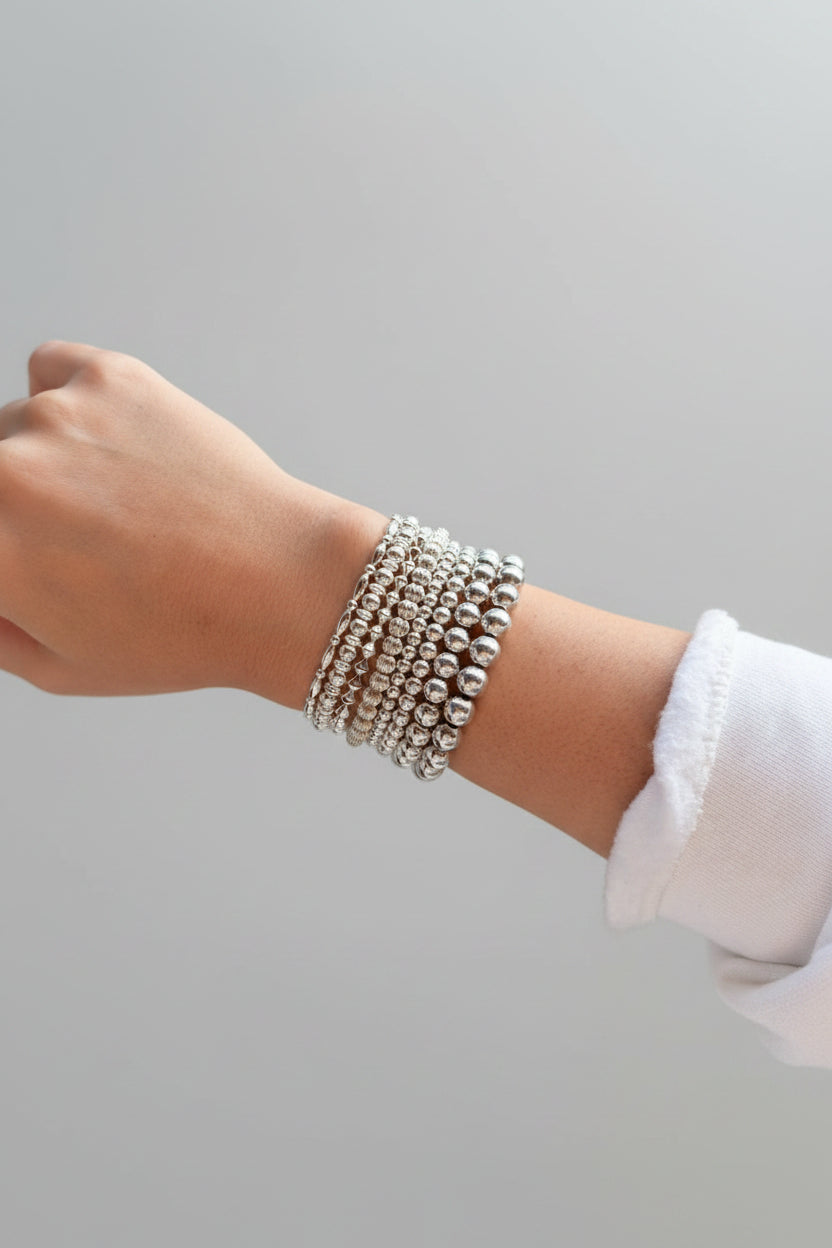 Sterling Silver Stretch Bracelets - bracelet - Wooten's