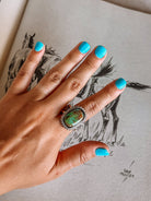 Strawn Turquoise Ring - ring - Horseshoe J & Co.